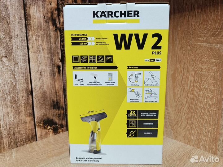 Новый стеклоочиститель Karcher WV 2