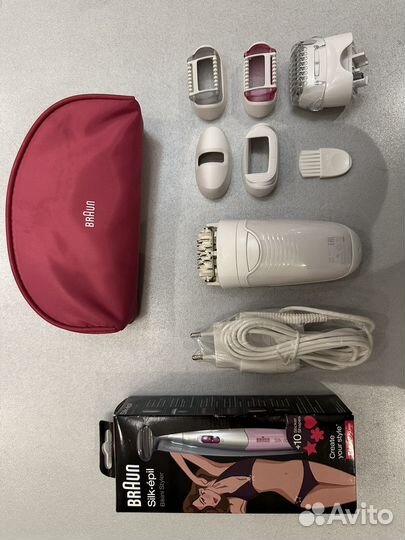 Эпилятор braun silk epil 7 dry&wet + bikini styler