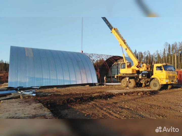 Ангар под ключ от производителя