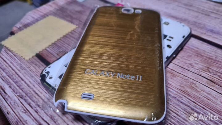 Samsung Note 2 задняя крышка новая+плёнка на экран