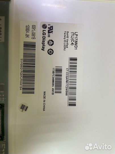 Матрица hp pavilion g7 lp173wd1 tl c4