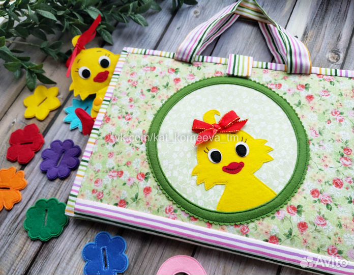 Фетровая книга Планшет из фетра для детей