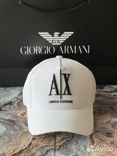 Мужская Фирменная Новая бейсболка armani exchange