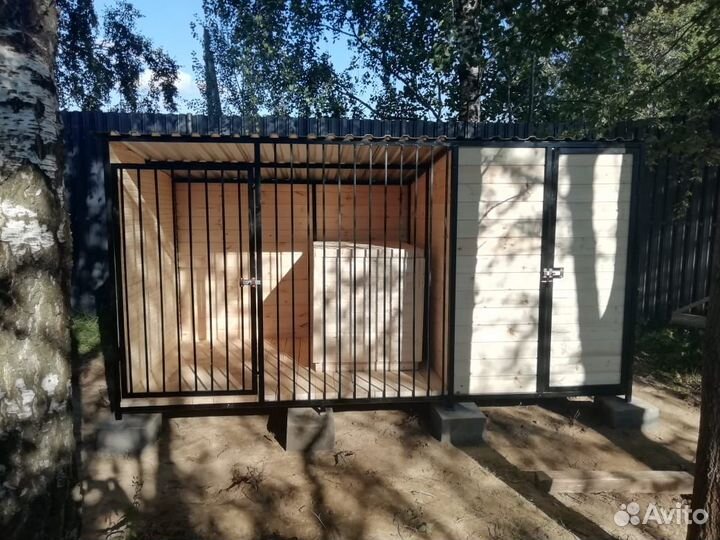 Вольер-хозблок