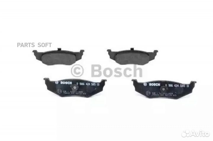 Bosch 0986424585 0 986 424 585 колодки дисковые з
