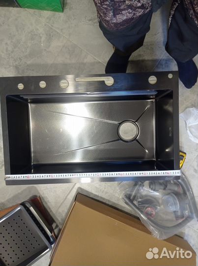 Кухонная мойка Gloria II nano black