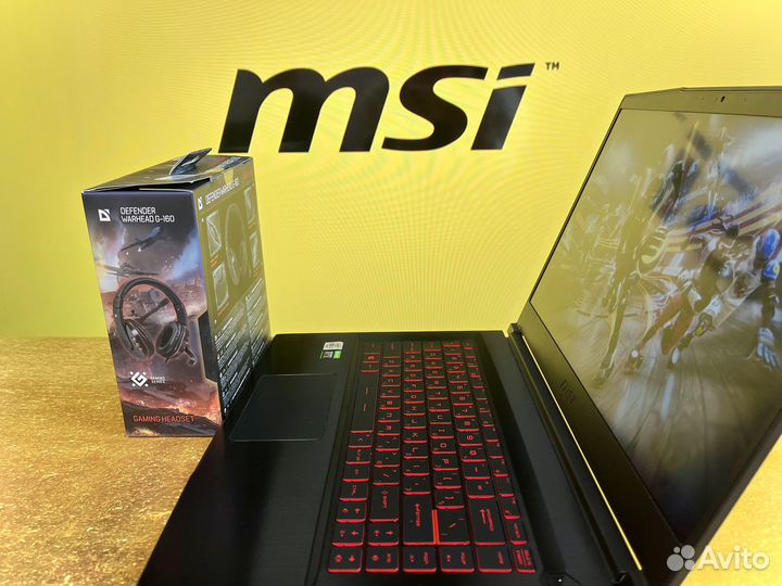 Топовый игровой ноутбук MSI - RTX