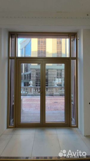 Покраска окон на объекте