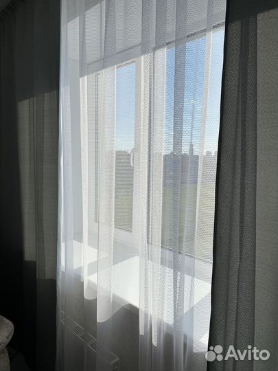 Комплект шторы и тюль бу
