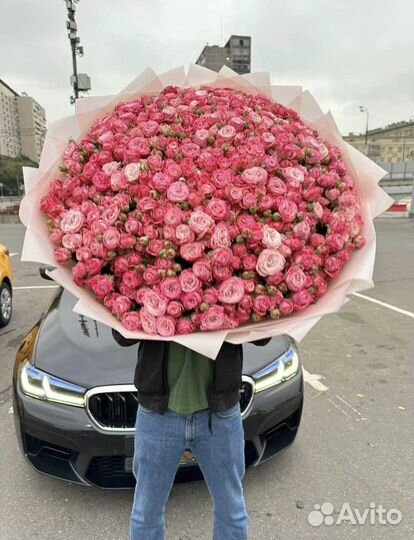 Роза пионовидные розы 11 21 51 101