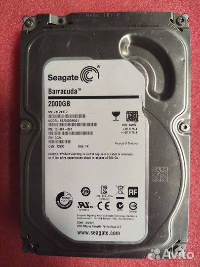 HDD Seagete 2 Tb смарт good