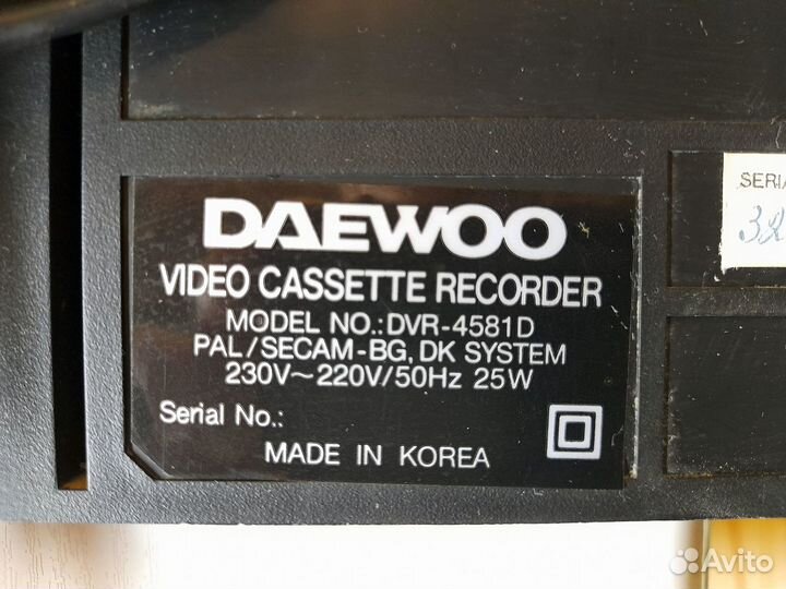 Видеомагнитофоны Daewoo, Samsung