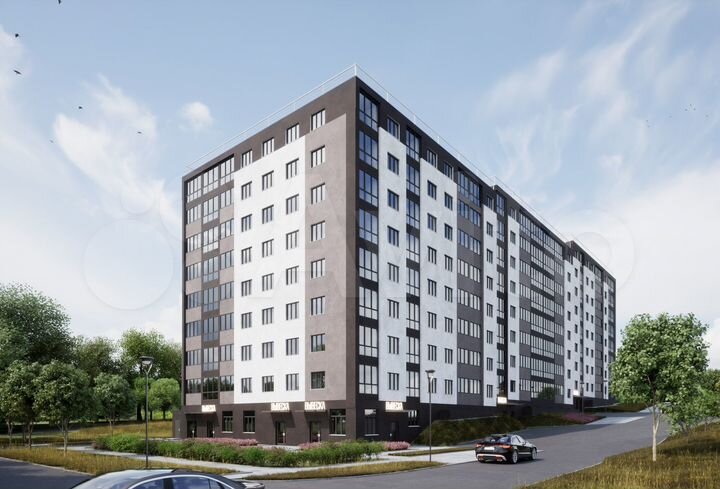 2-к. квартира, 57,6 м², 2/8 эт.