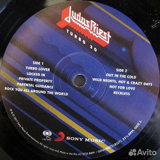 Виниловая пластинка Sony Judas Priest Turbo (30Th