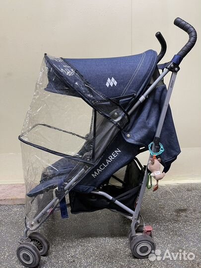 Коляска Maclaren denim indigo sport