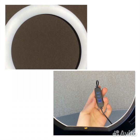 Кольцевая лампа 26 см со штативом