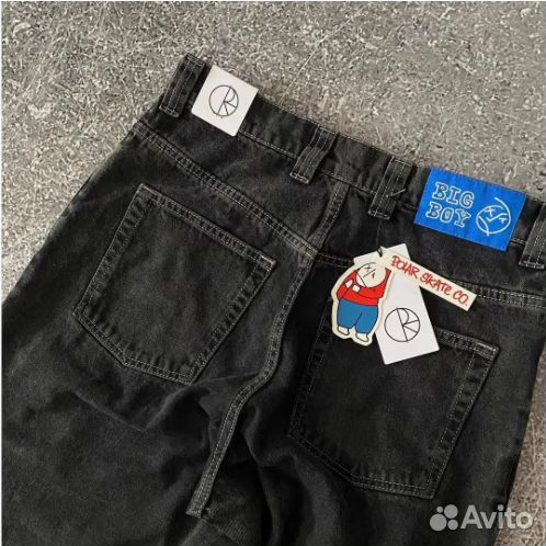 Джинсы черные Ukskate Big Boy Jeans Wang Yibo