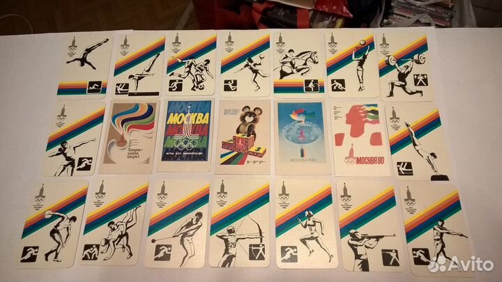 Набор календариков олимпиада-1980, СССР