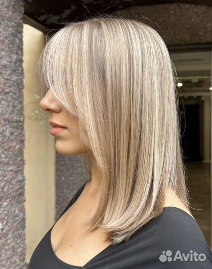 Сложные техники окрашивания Шитье седины