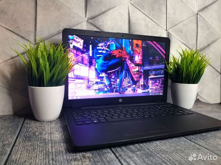 Современный Ноутбук HP/AMD/4GB/SSD 256/full HD