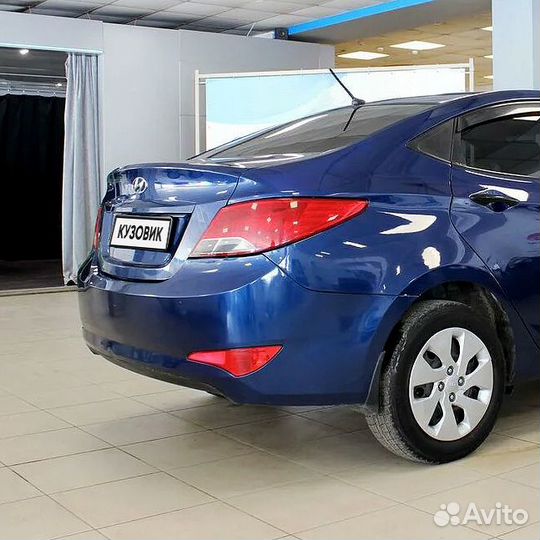 Бампер задний в цвет Hyundai Solaris (2014-2017)