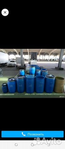 Бочки чистые с крышками, порезанные, гидрозатворо