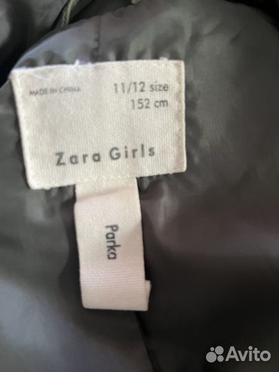 Zara парка + куртка р.150