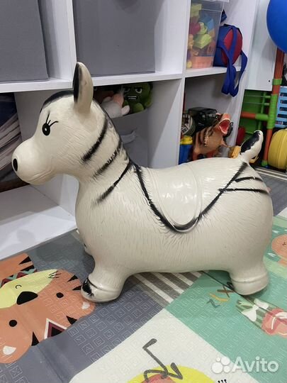 Резиновый ослик прыгун