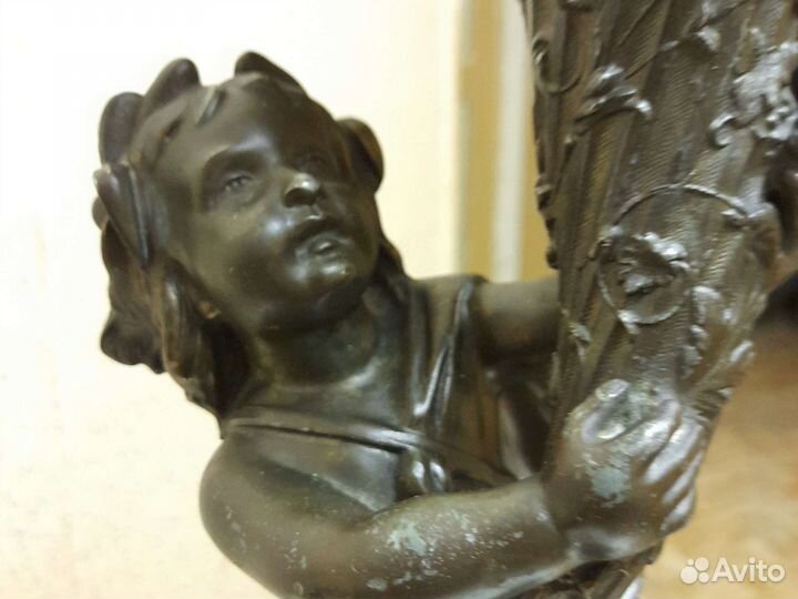 Лампа настольная,шпиатр, старинная