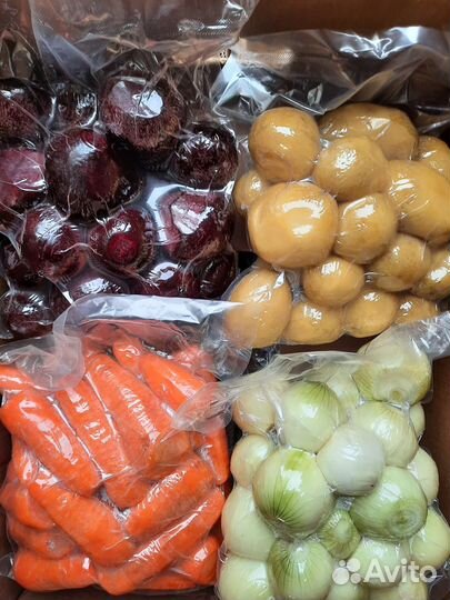 Овощи в вакуумной упаковке