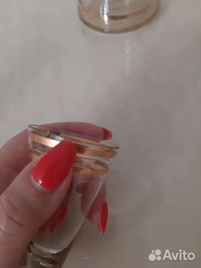 Графин СССР и стопки 8шт