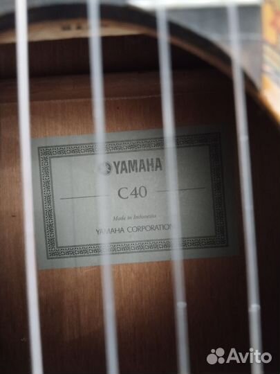 Гитара yamaha c40