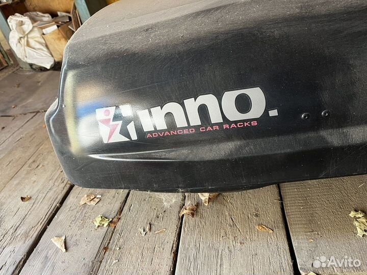 Автобокс Inno на рейлингах Thule