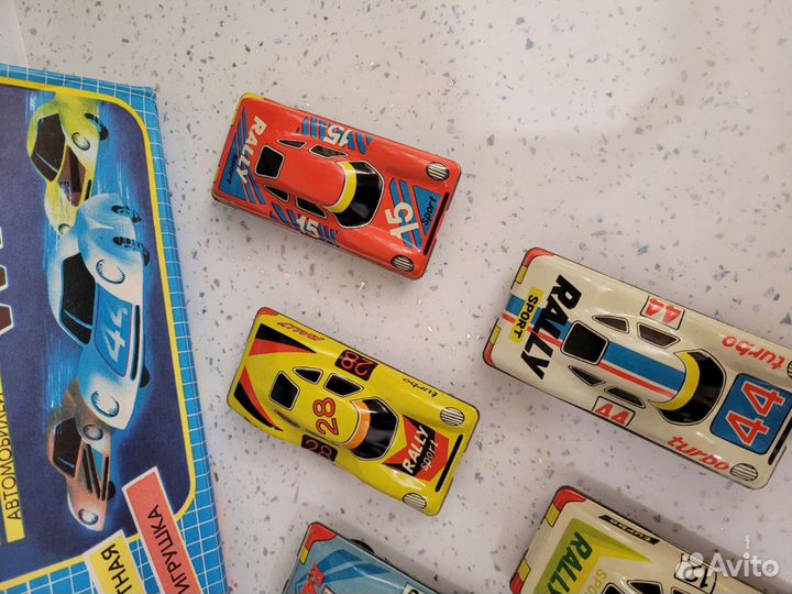Набор машинок Ралли родом из СССР