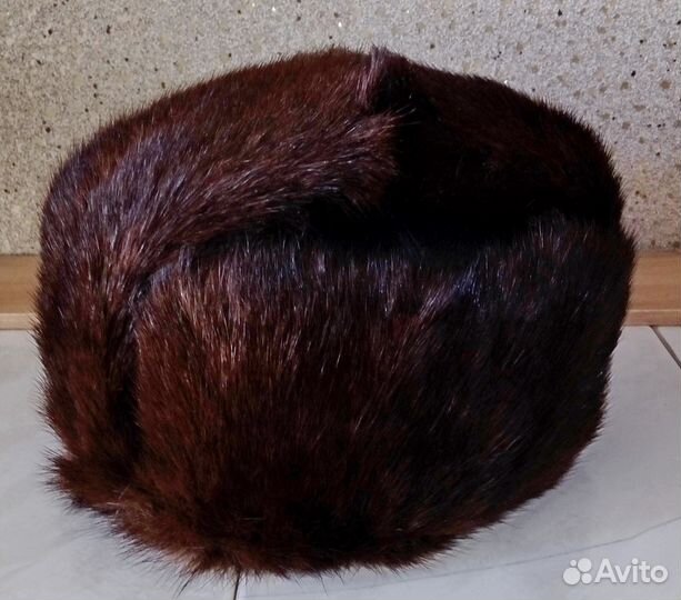 Шапка мех/каракуль+мех/кожа