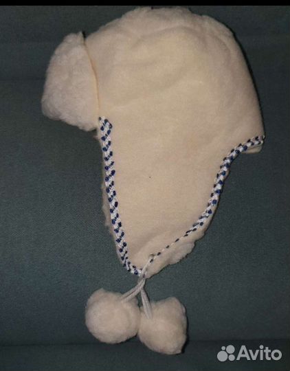 Комплект шапка и шарф из овечьей шерсти