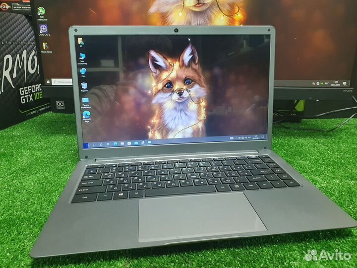 Новый ноутбук на n3350 6GB DDR4 128GB SSD