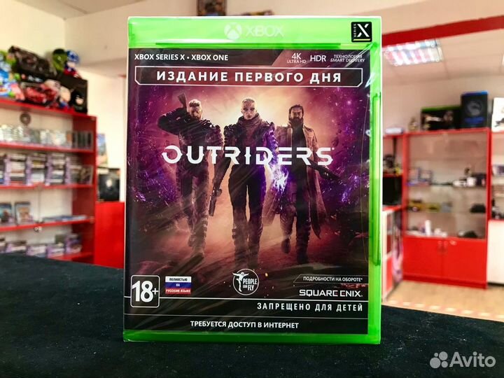 Диск Xbox One Outriders Day-One Edition (Новый)