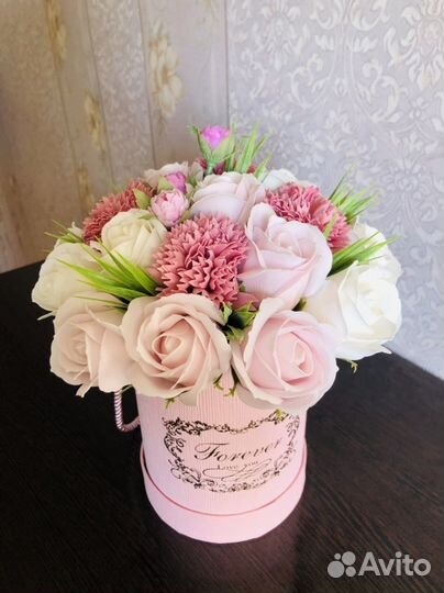 Букет из мыльных цветов