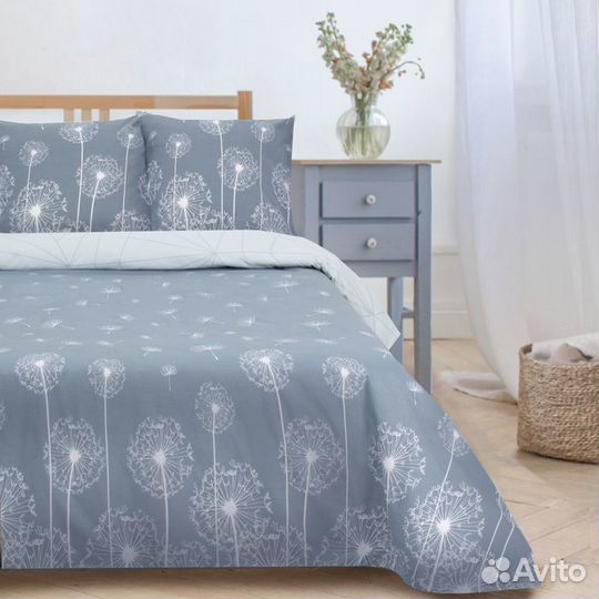 Постельное бельё 'Этель' 1.5 сп Одуванчики (вид 2)