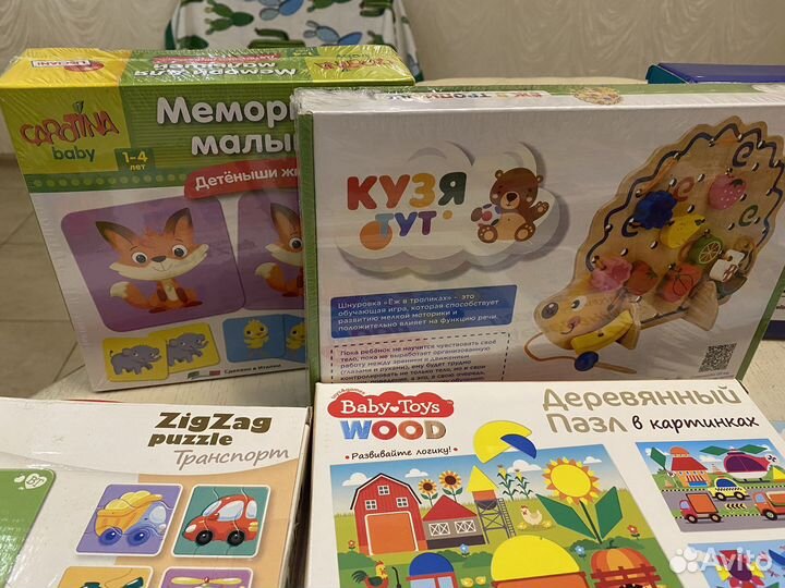 Развивающие игры для детей от 1 года
