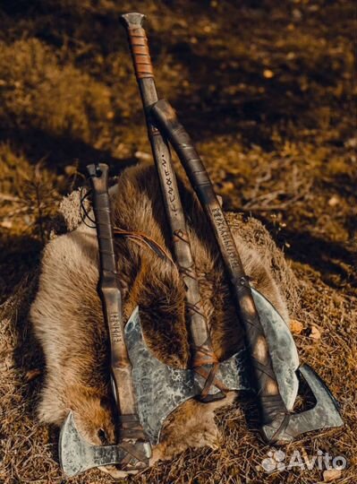 Топор ручной работы кованый Варяг