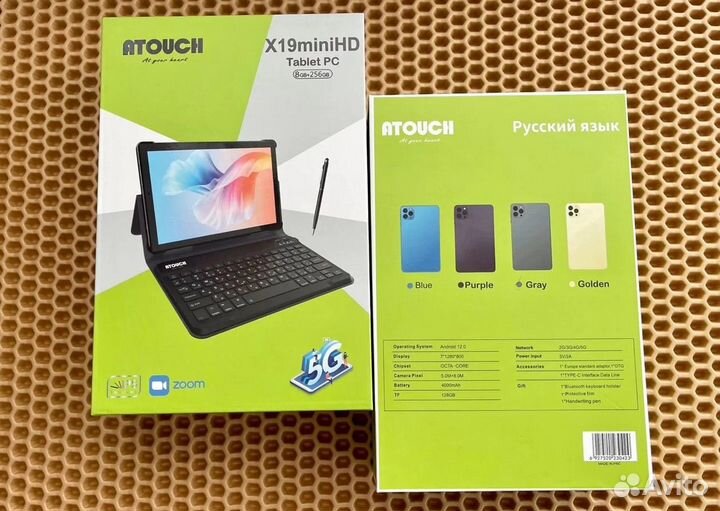 Новый планшет с клавиатурой Atouch x19 mini 7