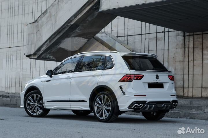 Спойлер Фольксваген Тигуан 2 нижний