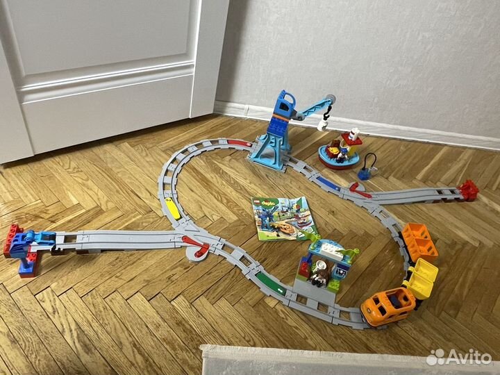 Lego duplo грузовой поезд 10875