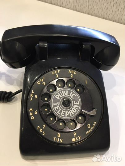 Дисковый телефон США 1965 год
