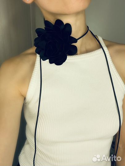 Чокер роза на шею в розницу и оптом