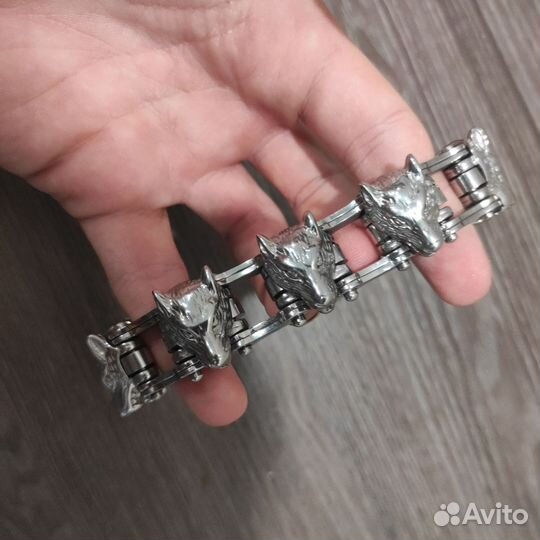 Серебряный браслет мужской