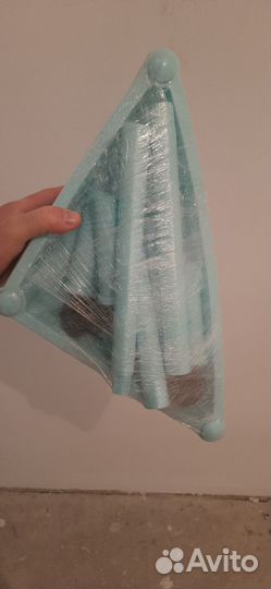 Этажерка угловая на колесиках полка для ванной