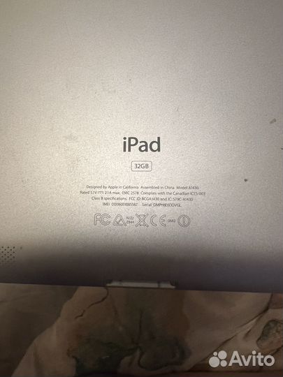 iPad a1430 32gb